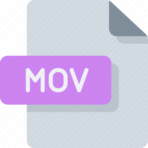 Mov, mov file, files and folders, file type, file format, extension, document icon - Download on Iconfinder