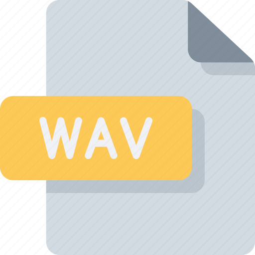 Wav, wav file, files and folders, file type, file format, extension, document icon - Download on Iconfinder