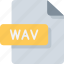 wav, wav file, files and folders, file type, file format, extension, document 