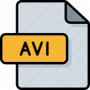 avi, avi file, files and folders, file type, file format, extension, document