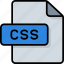 css, css file, files and folders, file type, file format, extension, document 