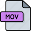 mov, mov file, files and folders, file type, file format, extension, document 