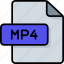 mp4, mp4 file, files and folders, file type, file format, extension, document 