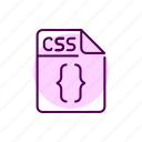 css, file, format