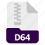archive, compressed, d64, file 