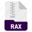 archive, compressed, file, rax 