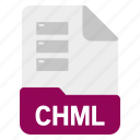 chml, database, document, file