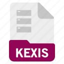database, document, file, kexis