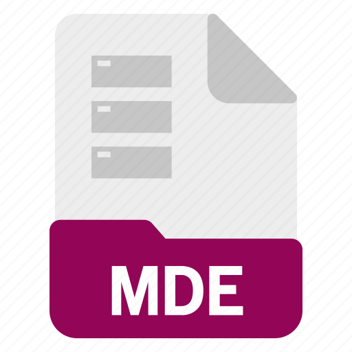 Database, document, file, mde icon - Download on Iconfinder