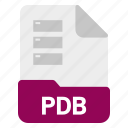 database, document, file, pdb