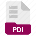 database, document, file, pdi