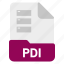 database, document, file, pdi 