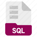 database, document, file, sql