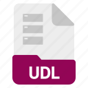database, document, file, udl