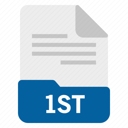 1st, document, file, format icon - Download on Iconfinder