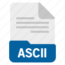 ascll, document, file, format
