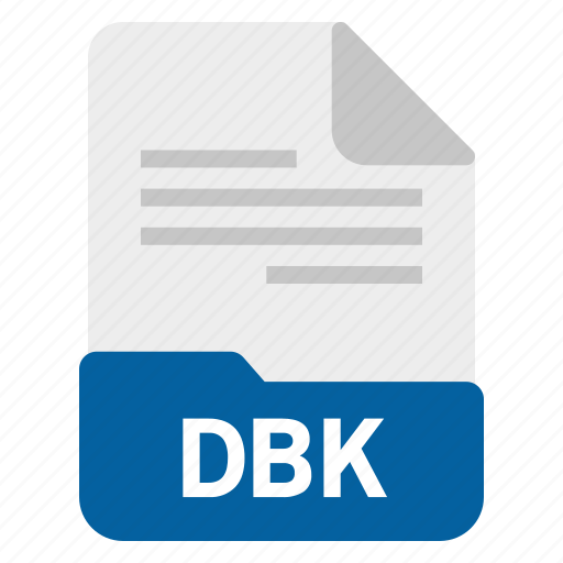 Dbk, document, file, format icon - Download on Iconfinder