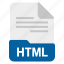 document, file, format, html 