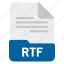 document, file, format, rtf 