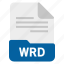 document, file, format, wrd 