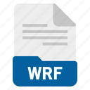 document, file, format, wrf
