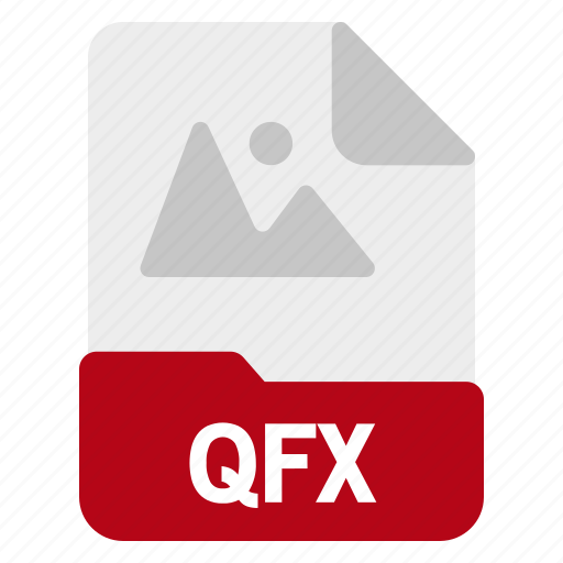 Document, file, format, image, qfx icon - Download on Iconfinder