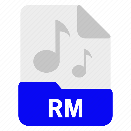 File, format, music, rm, sound icon - Download on Iconfinder