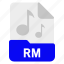 file, format, music, rm, sound 