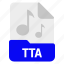 file, format, music, sound, tta 