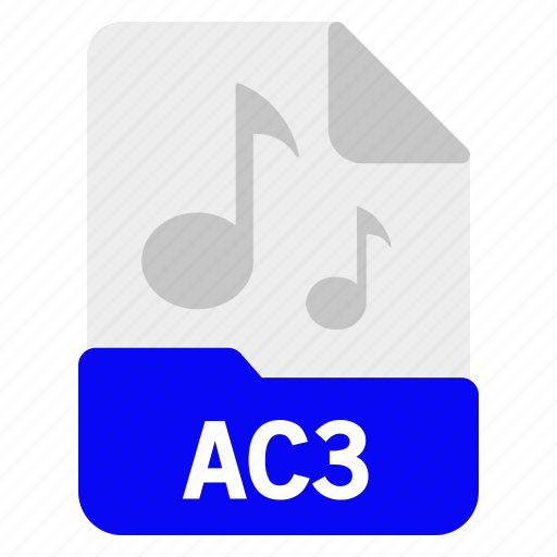 Ac3, file, format, music, sound icon - Download on Iconfinder