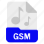 file, format, gsm, music, sound 