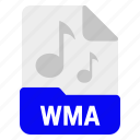 file, format, music, sound, wma