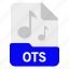 file, format, music, ots, sound 