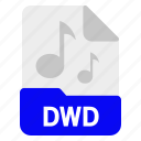 dwd, file, format, music, sound