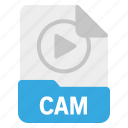 cam, document, file, format