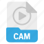 cam, document, file, format 