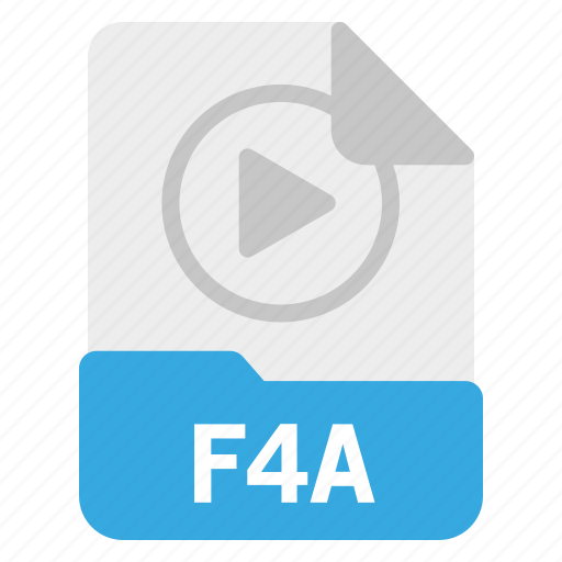 Document, f4a, file, format icon - Download on Iconfinder