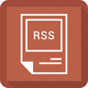 document, extension, file, format, rss