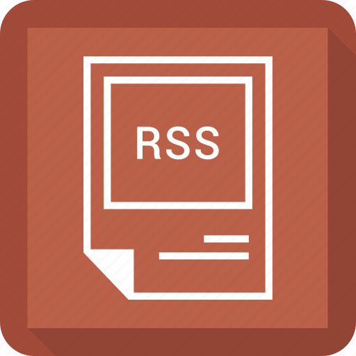 Document, extension, file, format, rss icon - Download on Iconfinder