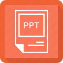 document, extension, file, format, ppt