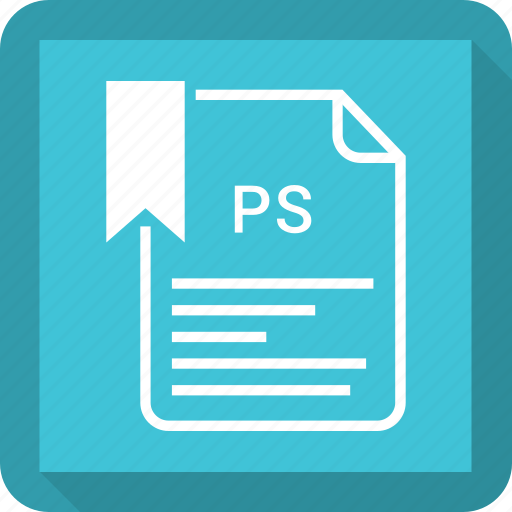 Document, extension, file, ps icon - Download on Iconfinder