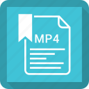 document, file, mp4, tag