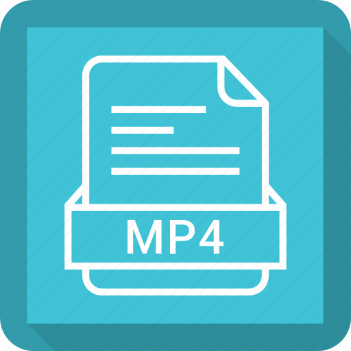 Document, extension, file, format, mp4 icon - Download on Iconfinder