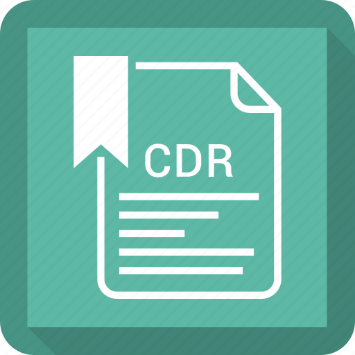 Cdr, document, file, tag icon - Download on Iconfinder