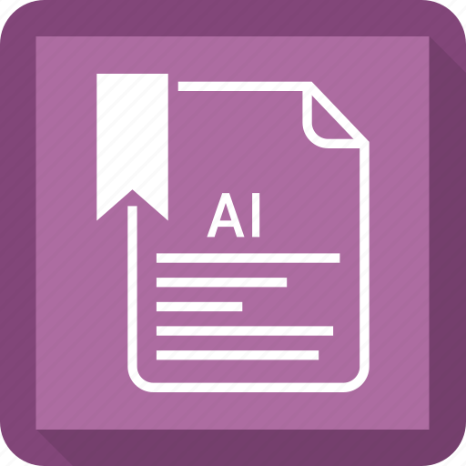 Ai, document, file, tag icon - Download on Iconfinder