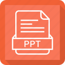 document, extension, format, ppt
