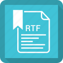 document, file, rtf, tag