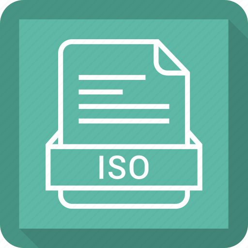 Document, extension, file, format, iso icon - Download on Iconfinder