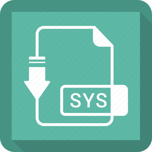 Document, extension, file, format, sys icon - Download on Iconfinder