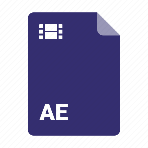 Ae, extension, file, format icon - Download on Iconfinder